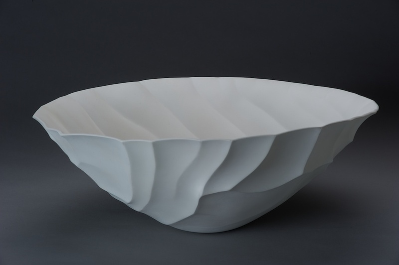 Waves 1 | 6h x 16d x 16w in. | porcelain