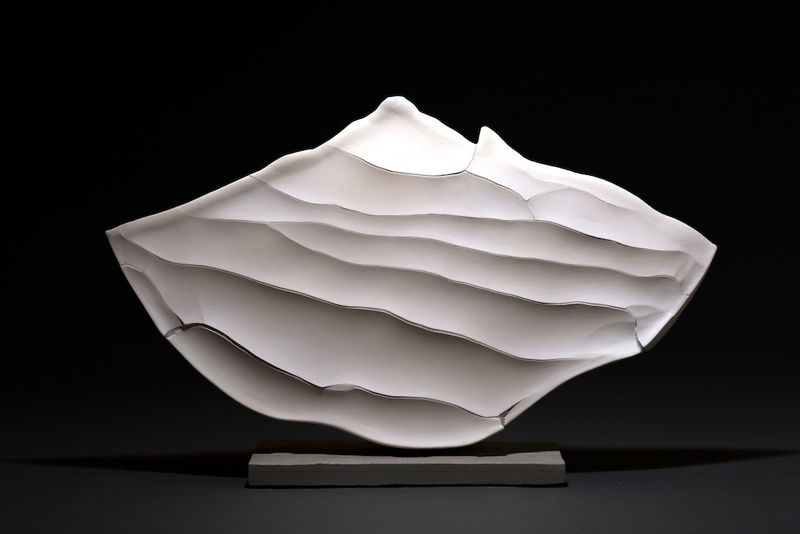 Cutting Edge | 2012 | 14h x 22w x 5d in. | porcelain, slate