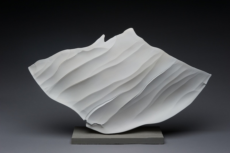 Fluid Tension | 2011 | 14h x 22w x 5d in. | porcelain, slate