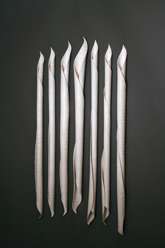 Hollow Reeds | 30" long each | porcelain